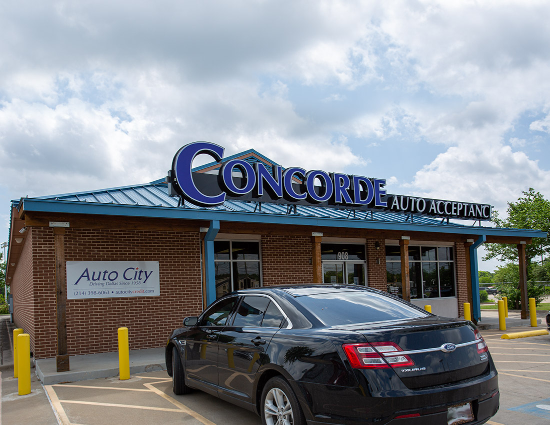 Puede hacer su pago en persona en: Concorde Auto Acceptance 908 S. Buckner Blvd, Dallas, TX 75217&nbsp; Horario: de lunes a sábado, de 9am a 7pm